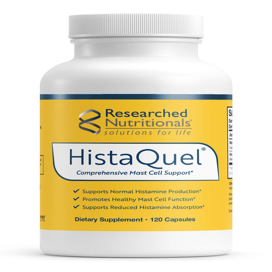 Researched Nutritionals Flavanoids Supplements & Herbs for Immune Support - HistaQuel - with Stinging Nettle Leaf & Black Seed Oil to Promote a Healthy Histamine Response (120 Capsules)